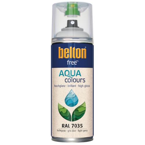 Spraymaling Glans 400ml Lysegrå Belton