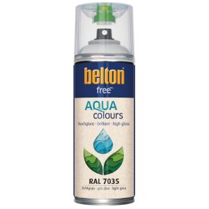 Spraymaling Glans 400ml Lysegrå Belton