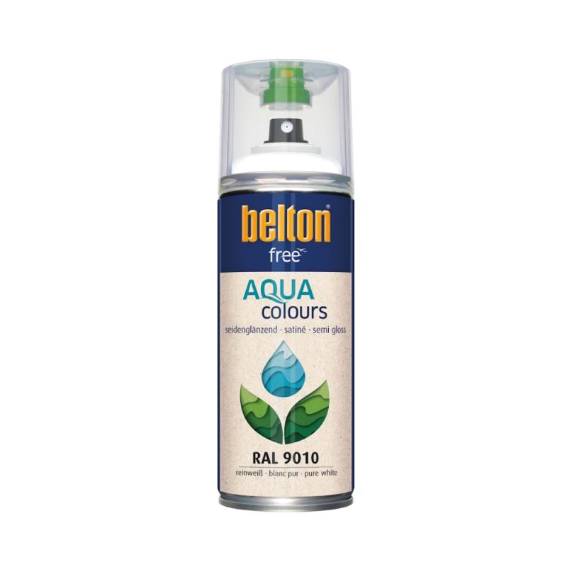 Sprayfärg 400ml Halvblank Vit Belton