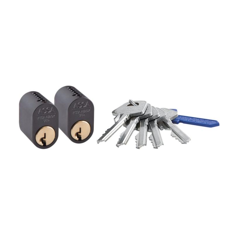 Cylinder 1201x2 LL MSV Mirus 1200-Serien Oval 5 Nøgler Assa Abloy