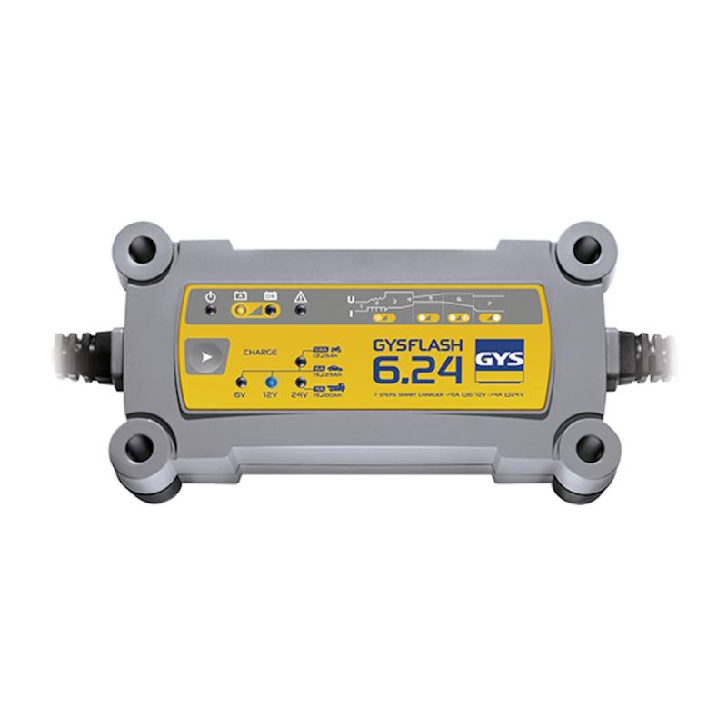 Batterilader Gysflash 6.24, 6-12-24V, 230V