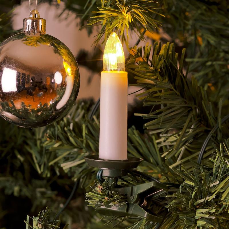 Juletræsbelysning 25 DC LED IP20 Varmhvid Konstsmide