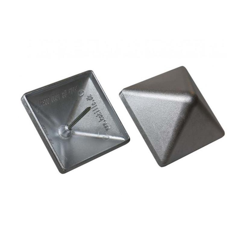 Stolpehætte Pyra 130 Aluminium 130x130mm Kokille 101-133