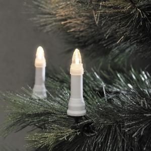 Juletræsbelysning 25 DC LED Parallel Udendørs 24V/IP44, Varm Hvid, Konstsmide