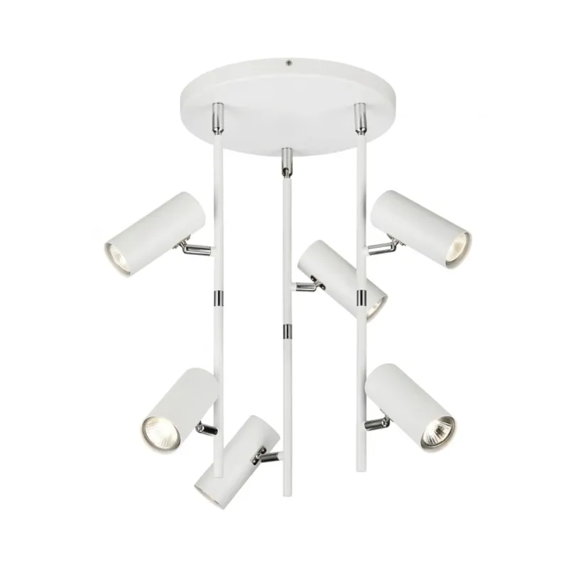 Loftslampe Roma Hvid 6L 105588 Markslöjd