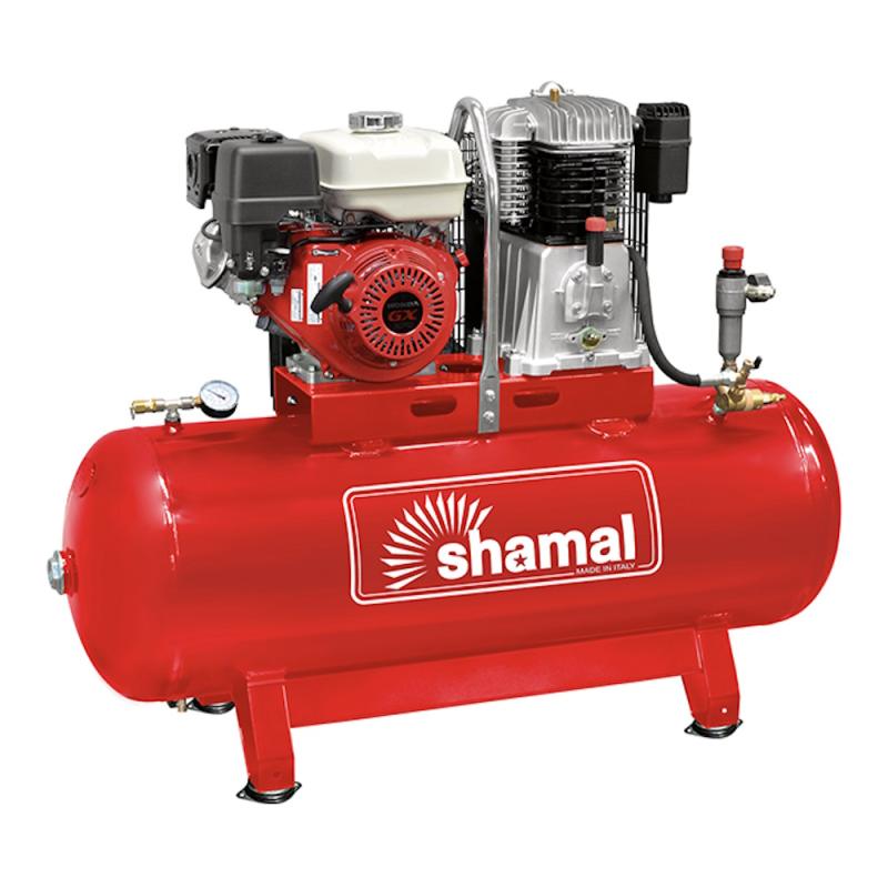 Kompressor 13hk 756L/min 10 Bar 270L/Tank Honda GX390 Shamal
