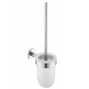 Toilet Brush Holder 9949 Stainless/Frosted glass, Habo 13214