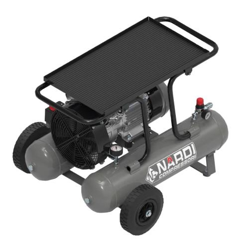 Oljefri kolvkompressor 2,5hk 480l/min