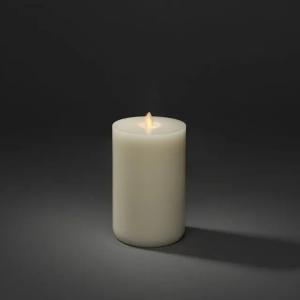 Vokslys LED 9,6x18,2cm IP20 Cremehvid Konstsmide