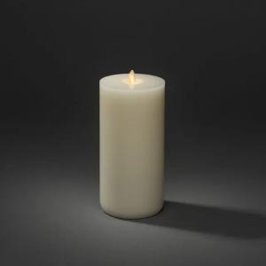 Vokslys LED 9,6x21,8cm IP20 Cremehvid Konstsmide