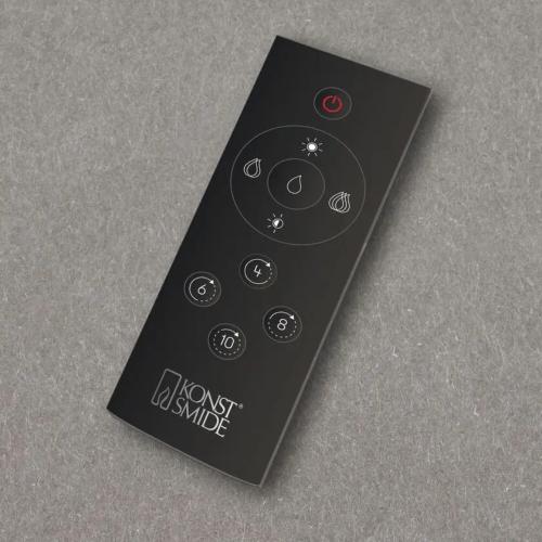 Battery Operated CR2032 Remote Control IP20 Black Konstsmide