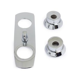 Knob Plate/Cylinder Accessories Chrome, Habo 17093