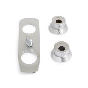 Knob Plate/Cylinder Accessories Brushed Chrome, Habo 17094