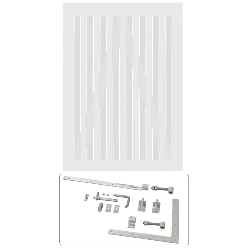 Nagano Enkeldörr Inklusive Konsol 100×140cm Trä Vit Plus