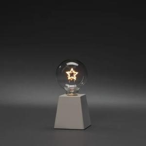 Dekorationsbelysning LED E27 IP20 Trä Vit Konstsmide