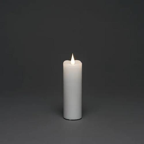 Vokslys LED 5x15,2cm IP20 Hvid Konstsmide