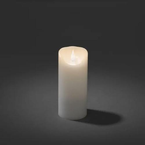 Vokslys LED 7,6x17,8cm IP20 Hvid Konstsmide