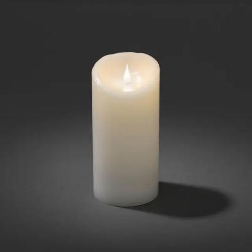 Vokslys LED 10,2x20,3cm IP20 Hvid Konstsmide
