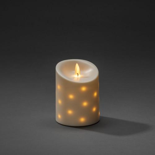 Candle 10.5x13.7cm LED IP44 White Konstsmide