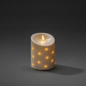 Candle, White, Warm White LED, 1.5V, Konstsmide