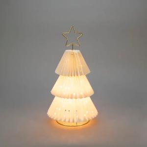 Decoration Paper Tree 36cm E14 IP20 White Konstsmide