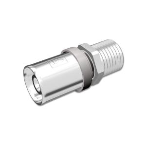 LK PressPex Ligekobling Udvendigt Gevind A40mmxR25