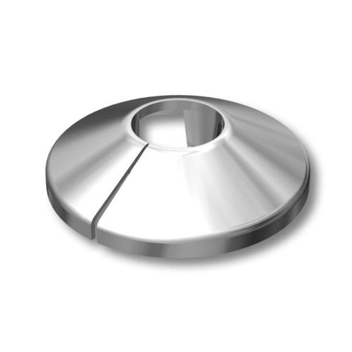 LK Dækplade Enkel 16mm Krom