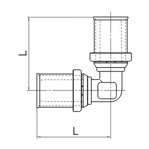 LK PressPex Vinkel 90º A50