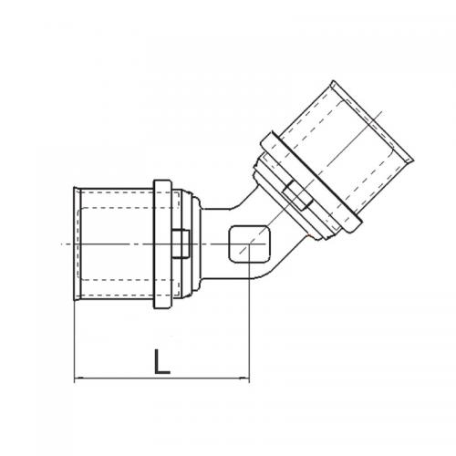 LK PressPex Vinkel 45º A50