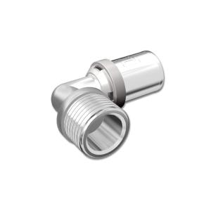 LK PressPex Elbow Connector External Thread A63mmxR50x90°