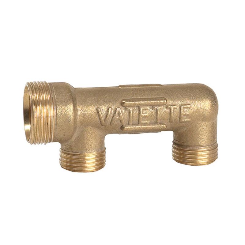 Fordeler 2 Rør G15x22mm Messing Vatette