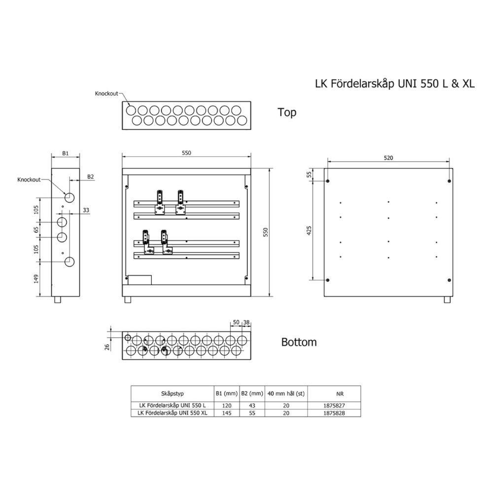 LK F rdelarsk p UNI 550 L 550x550x120mm Vit lk-f-rdelarsk-p-uni-550-l-550x550x120mm-vit