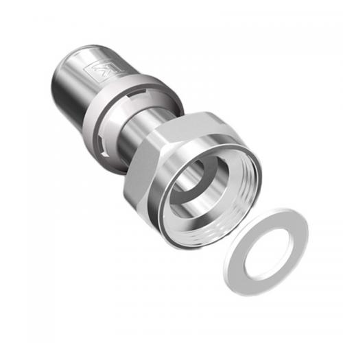 LK PressPex Rak koppling m. lekande mutter AX20XG20