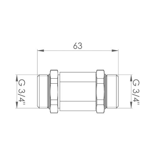 LK Samlenippel UNI G20