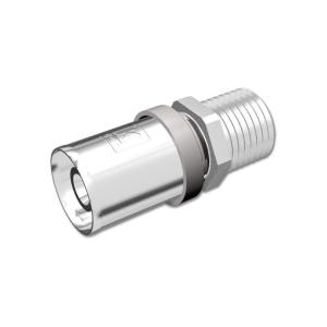 LK PressPex Ligekobling Udvendigt Gevind A40mmxR40
