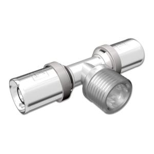 LK PressPex T-Kobling Udvendig Gevind Afgrening​ A32xR20xAX25