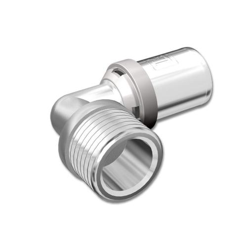 LK PressPex Albue 90° Udvendigt Gevind A40xR40