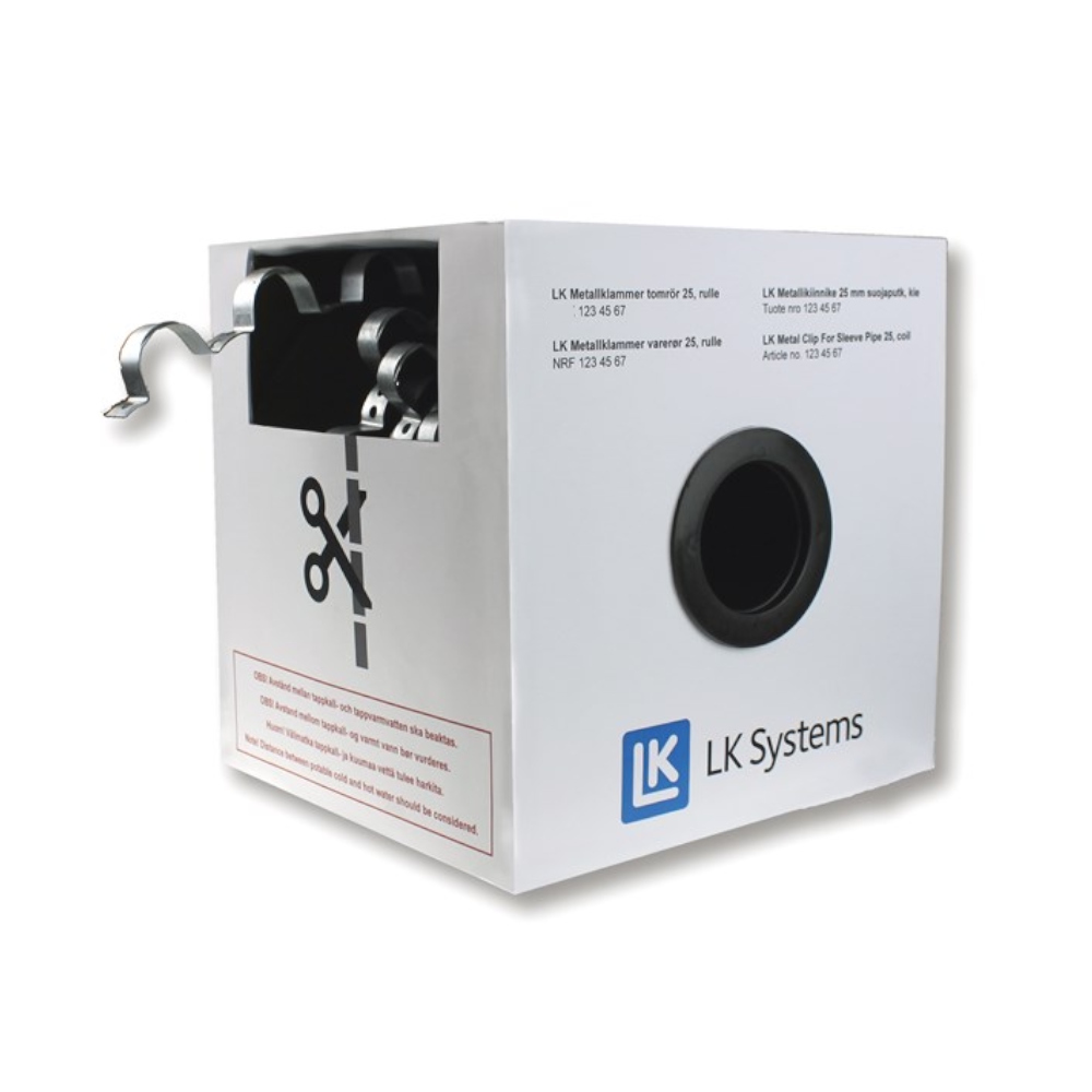 LK Metal Clamp For Hollow Pipe 25mm Roll