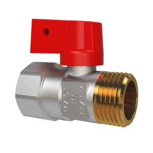 LK Ball Valve 427 Straight Red Knob Internal/External G15