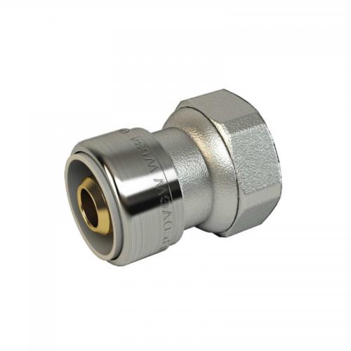 LK PushFit AX Rak koppling m. lekande mutter