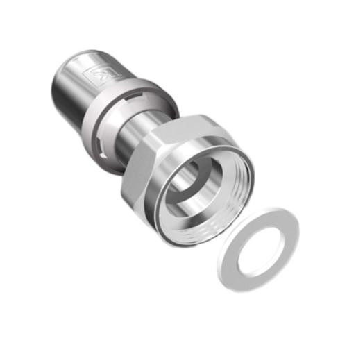LK PressPex Rak Koppling Med Lekande Mutter AX20xG15