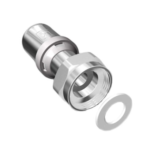 LK PressPex Rak Koppling Med Lekande Mutter A40xG40