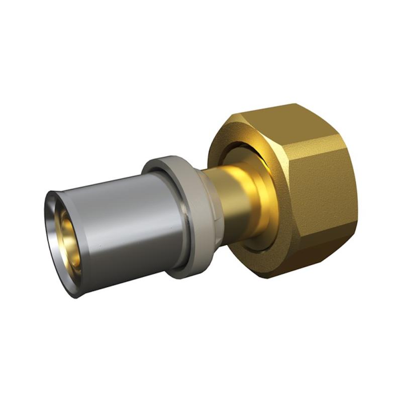 LK PressPex Eco Ventilkoppling AX16xM26 Nickel