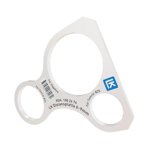 LK Afstandsplade 6-9 mm
