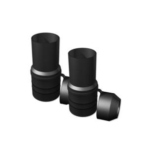 LK Rørmuffe RiR LP 32mm Sort