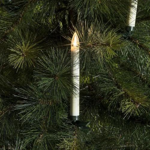 Christmas Tree Lighting With 10 LED IP44 White Konstsmide