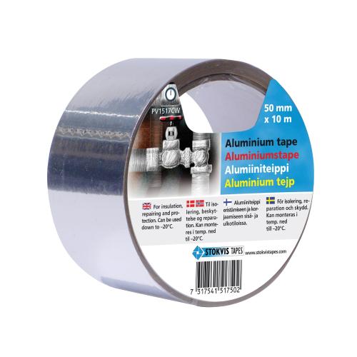 Aluminiumtejp 50mmx10m, Stokvis