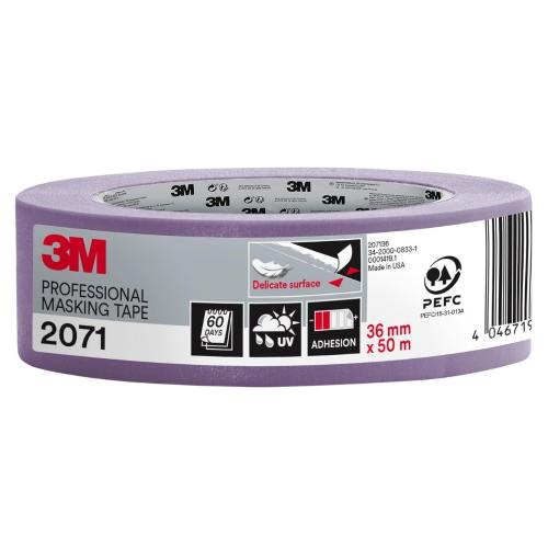 Maskeringstejp 2071 Professionell 36mmx50m 3M