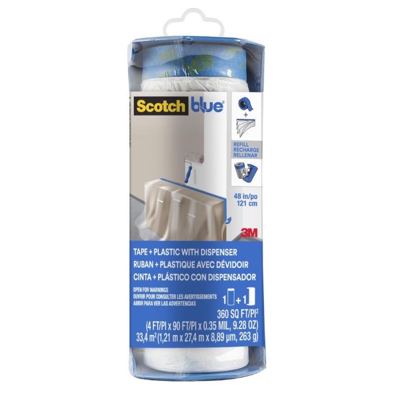 Hållare PTD2093EL-48-S Och Plastfilm 1,21x27,4m Förtejpad 3M