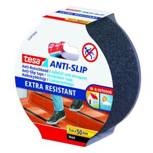 Skridsikker Tape 50mmx5m Sort Tesa
